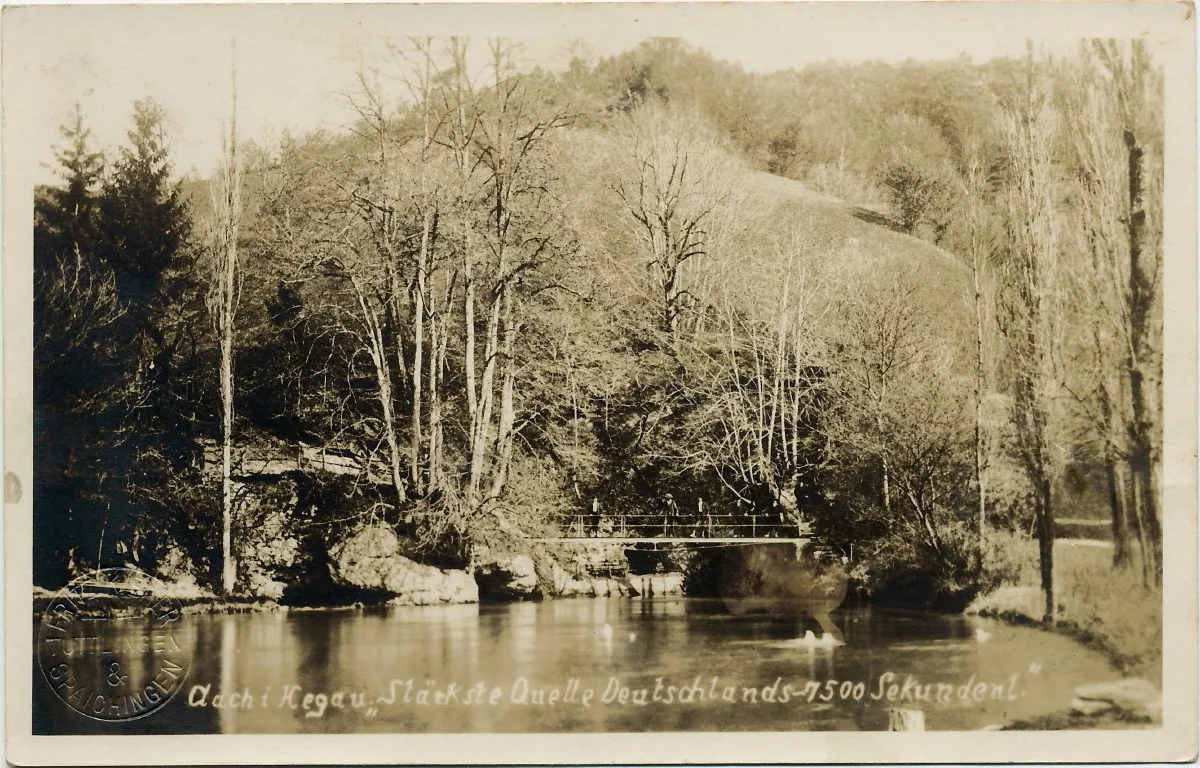 Aachtopf Postkarte 1932