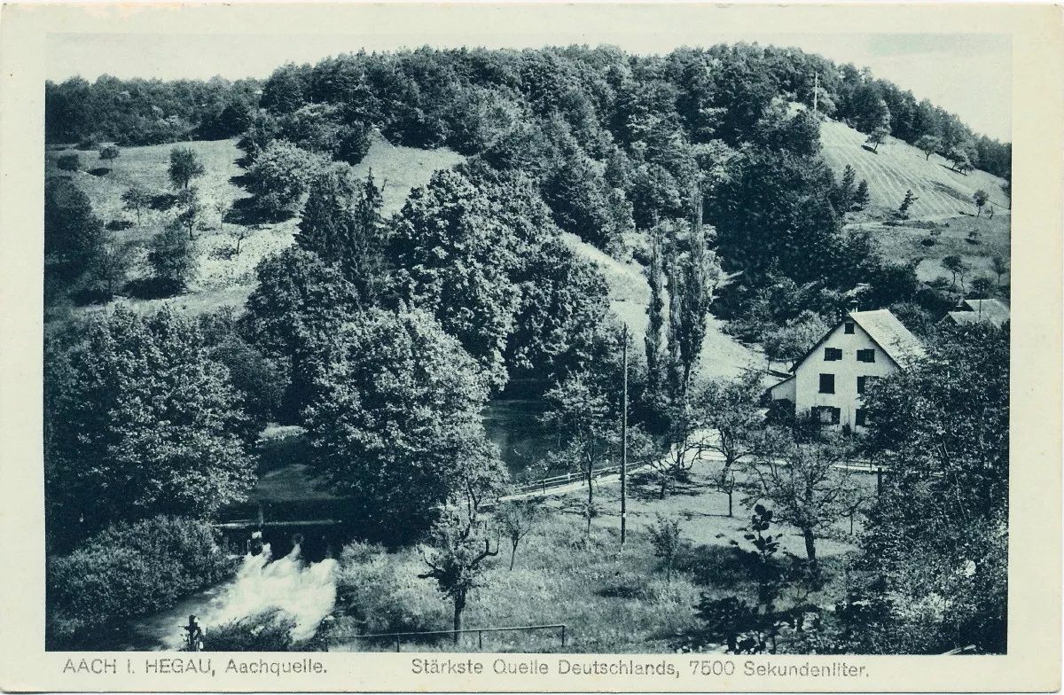Aachtopf Postkarte 1934