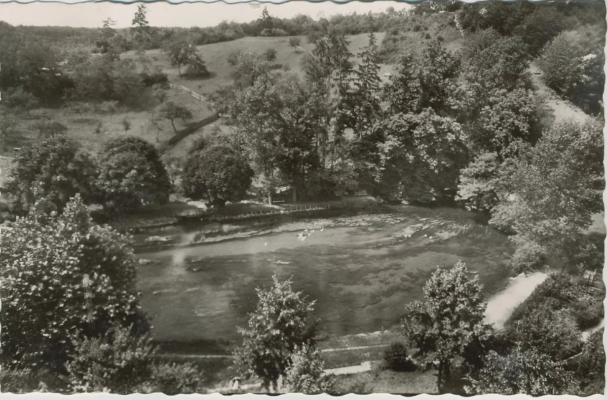 Aachtopf Postkarte 1950